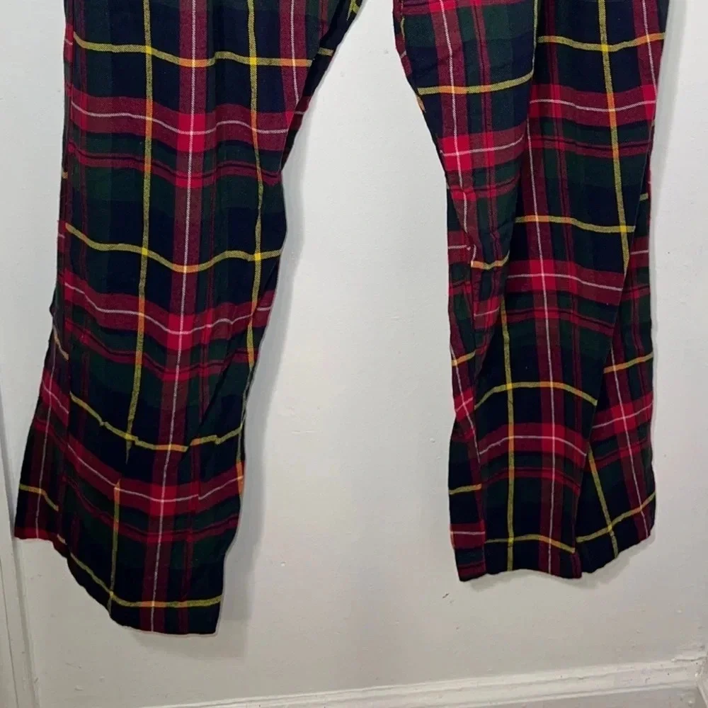 Polo Ralph Lauren,XL,‎ plaid print elastic waist,drawstring, button fly pocketed